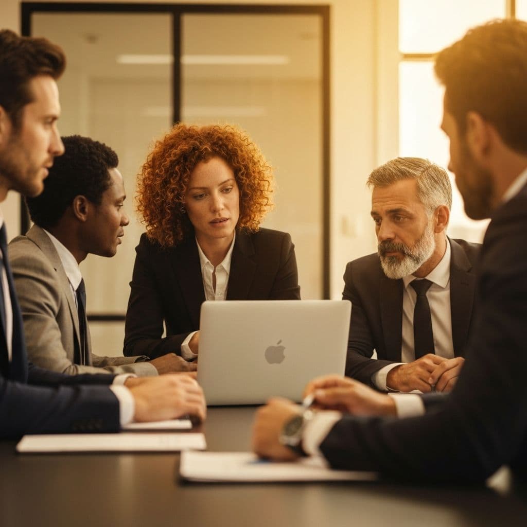 Prosira Advertisers team collaborating on campaign strategy